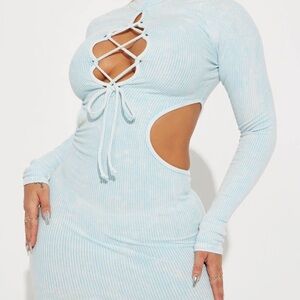 Mini dress- light blue